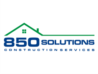850 SOLUTIONS logo design by sheilavalencia