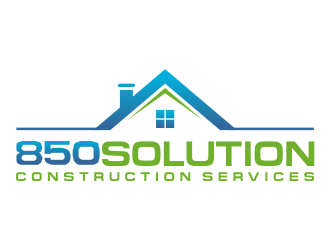 850 SOLUTIONS logo design by done