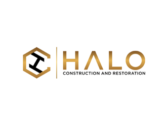 Halo Construction and Restoration logo design by bomie