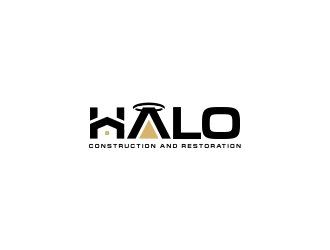 Halo Construction and Restoration logo design by CreativeKiller