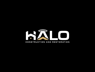Halo Construction and Restoration logo design by CreativeKiller
