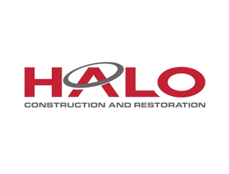 Halo Construction and Restoration logo design by Abril