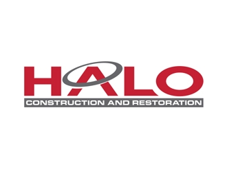 Halo Construction and Restoration logo design by Abril
