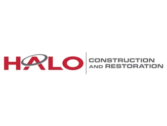 Halo Construction and Restoration logo design by Abril