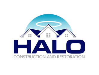Halo Construction and Restoration logo design by kunejo