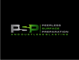 Peerless Surface Preparation and Dustless Blasting logo design by bricton