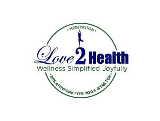 Love2Health logo design by cybil