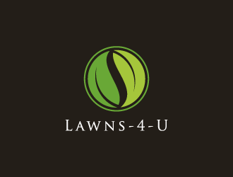 Lawns-4-U logo design by pencilhand