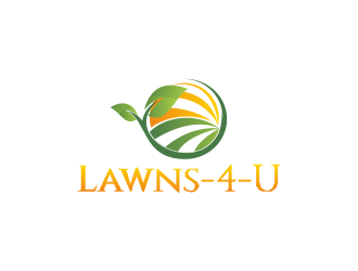 Lawns-4-U logo design by Greenlight