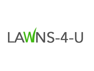 Lawns-4-U logo design by samueljho