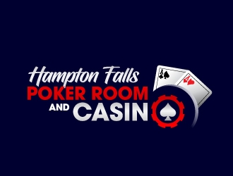 Hampton Falls Poker Room and Casino logo design by jaize