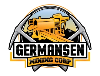 Germansen Mining Corp logo design by Suvendu