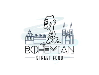 Bohemian street food logo design by dchris