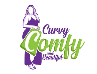 Curvy, Comfy and Beautiful logo design by DreamLogoDesign