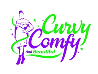 Curvy, Comfy and Beautiful logo design by DreamLogoDesign