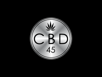 CBD 45 logo design by giphone