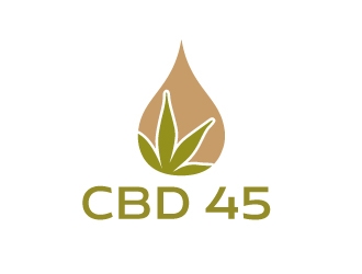 CBD 45 logo design by ElonStark