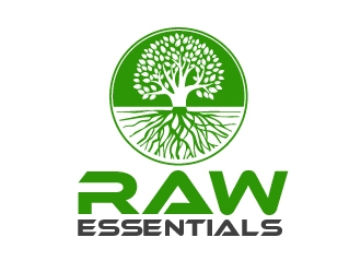 RAW Essentials logo design by shravya