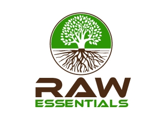 RAW Essentials logo design by shravya