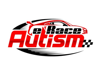 eRace Autism logo design by DreamLogoDesign