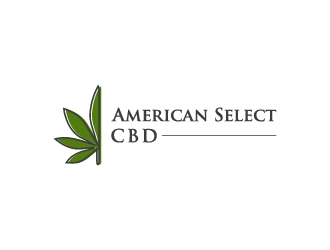 American Select CBD logo design by wongndeso