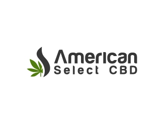 American Select CBD logo design by wongndeso
