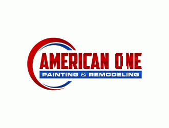 American One Painting & Remodeling  logo design by lestatic22