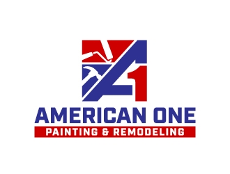 American One Painting & Remodeling  logo design by jaize