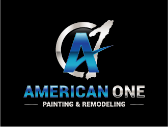 American One Painting & Remodeling  logo design by esso