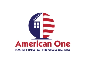 American One Painting & Remodeling  logo design by zenith