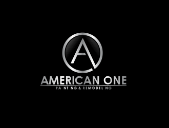 American One Painting & Remodeling  logo design by giphone
