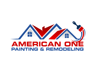 American One Painting & Remodeling  logo design by akhi