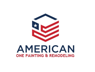 American One Painting & Remodeling  logo design by samueljho