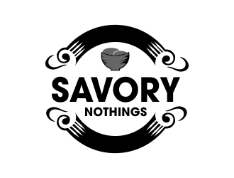 Savory Nothings logo design by mckris