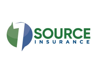 1 Source Insurance logo design by Erasedink
