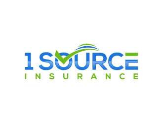 1 Source Insurance logo design by Suvendu