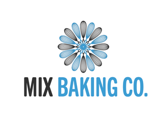Mix Baking Co. logo design by megalogos
