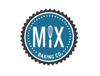 Mix Baking Co. logo design by megalogos