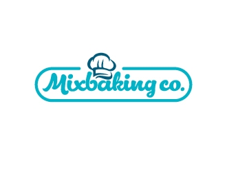 Mix Baking Co. logo design by wongndeso