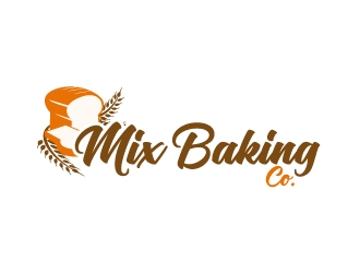 Mix Baking Co. logo design by ElonStark