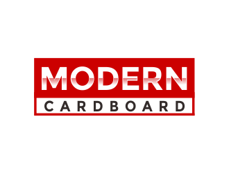 Modern Cardboard logo design by Girly
