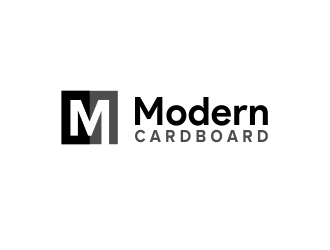Modern Cardboard logo design by amar_mboiss