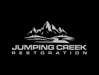 Jumping Creek Restoration logo design by oke2angconcept