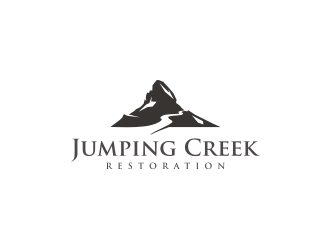 Jumping Creek Restoration logo design by ohtani15
