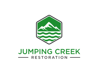 Jumping Creek Restoration logo design by tejo