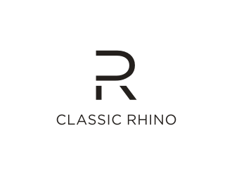Classic Rhino logo design by LOVECTOR