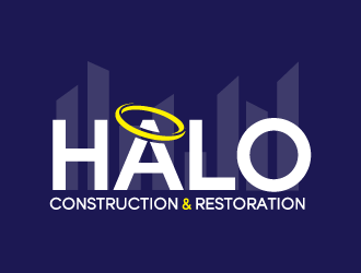 Halo Construction and Restoration logo design by bluespix