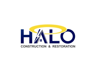 Halo Construction and Restoration logo design by yunda