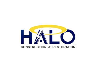 Halo Construction and Restoration logo design by yunda