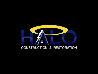 Halo Construction and Restoration logo design by yunda
